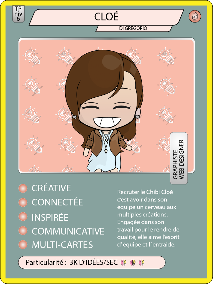 carte chibi Cloé