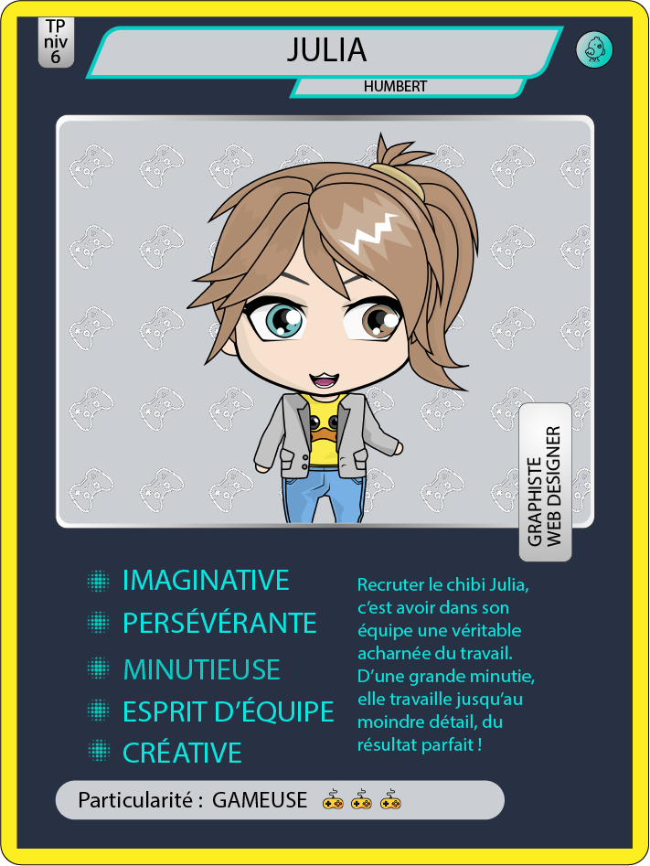 carte chibi julia HD