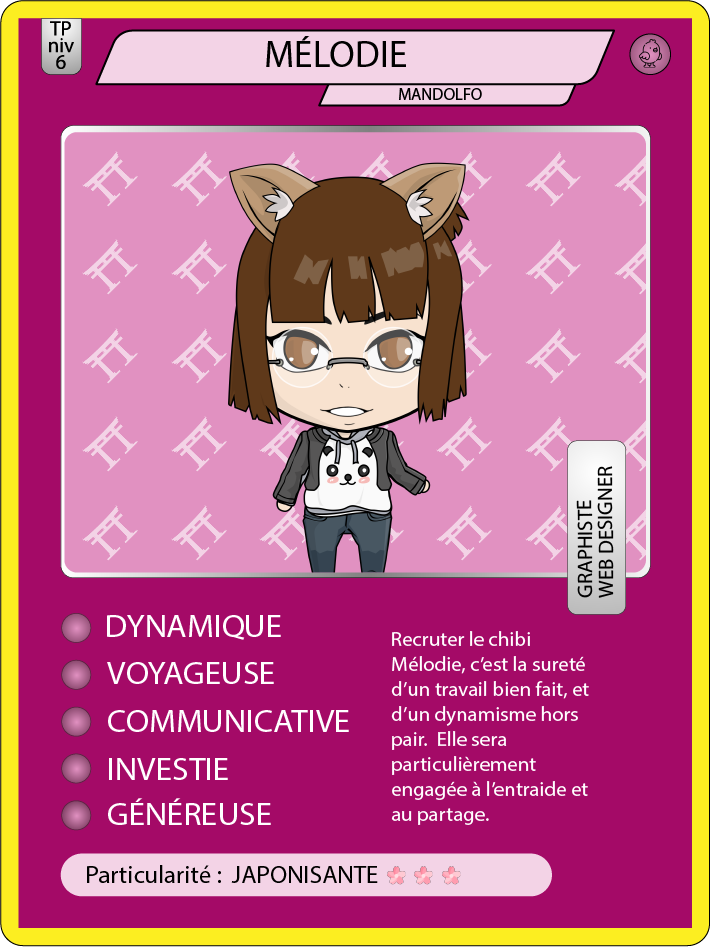 carte chibi melodie