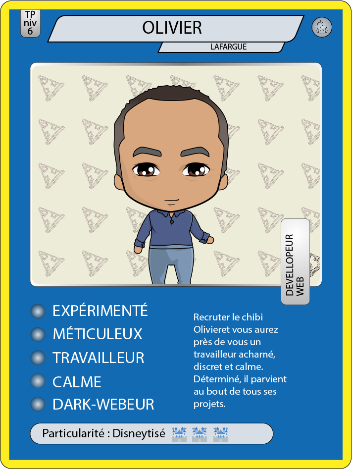 carte chibi olivier