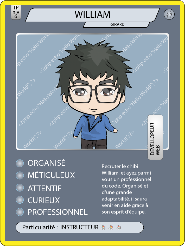 carte chibi william